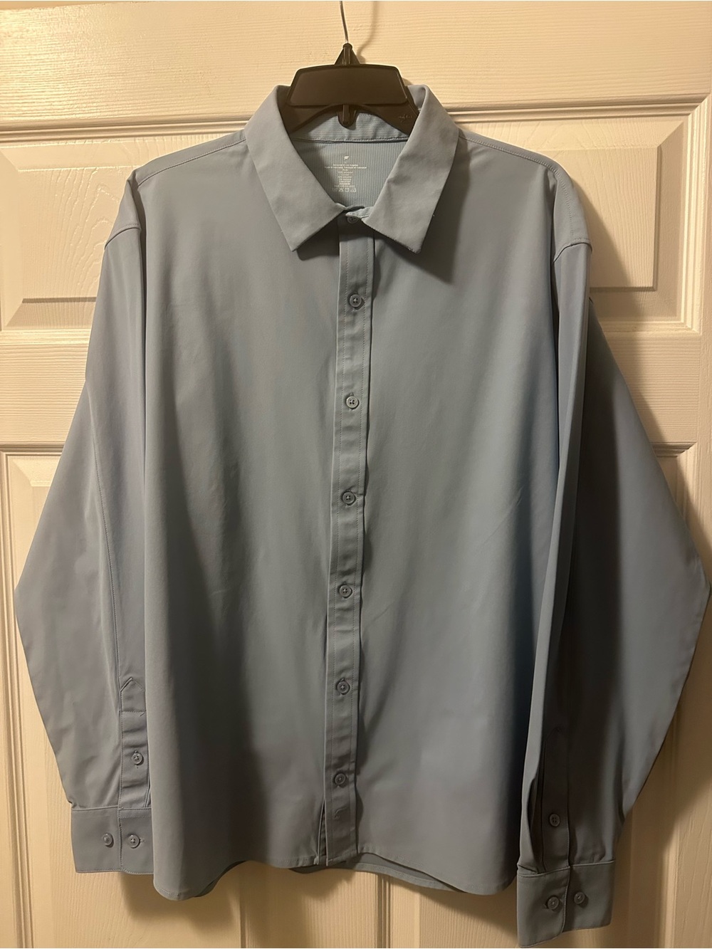 Men's Fabletics The Don Long Sleeve Classic Button Up Shirt - Size L